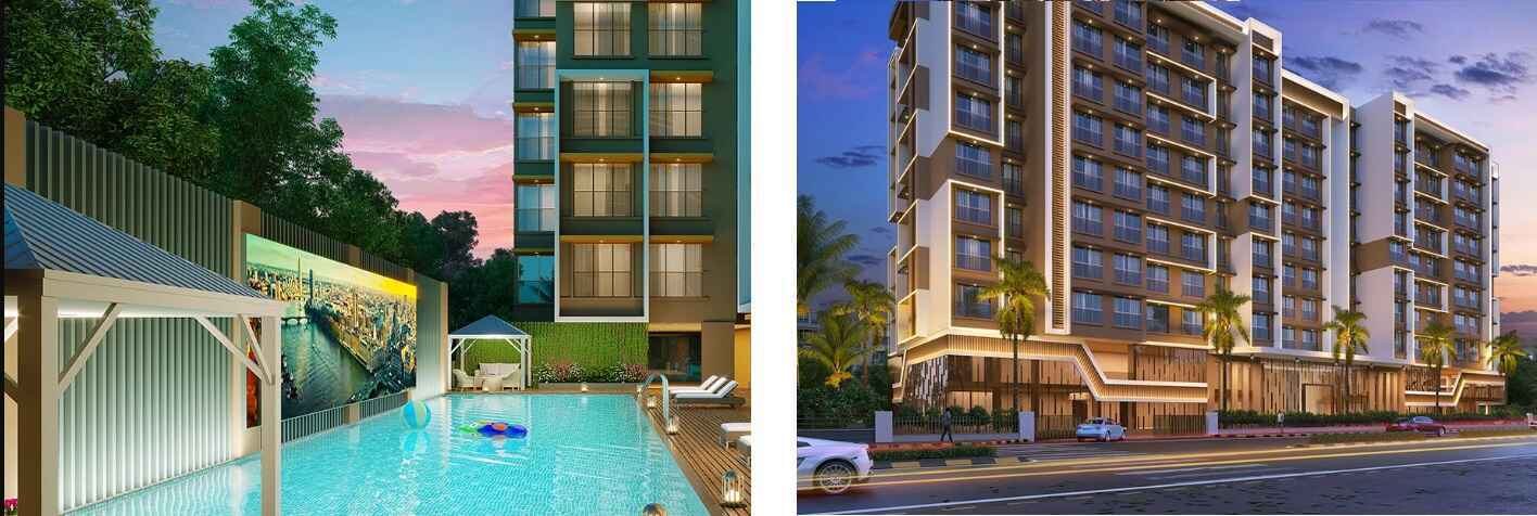 Amenity deck at Spectrum Life, Santacruz West