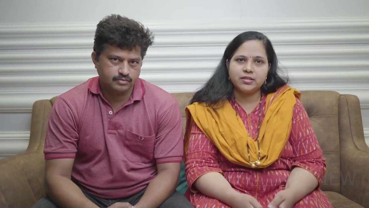 Sharad and Sheetal Kirkole at home