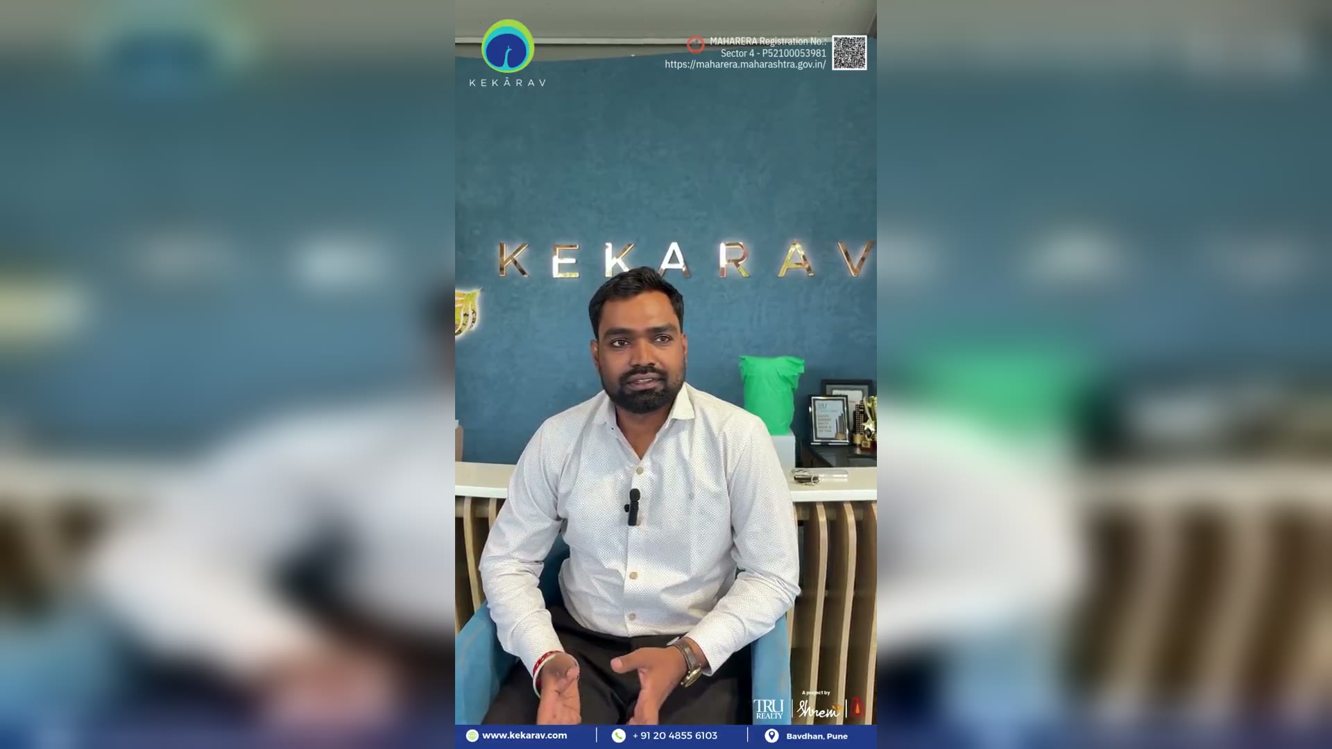 Sachin Nale at the Kekarav sales office