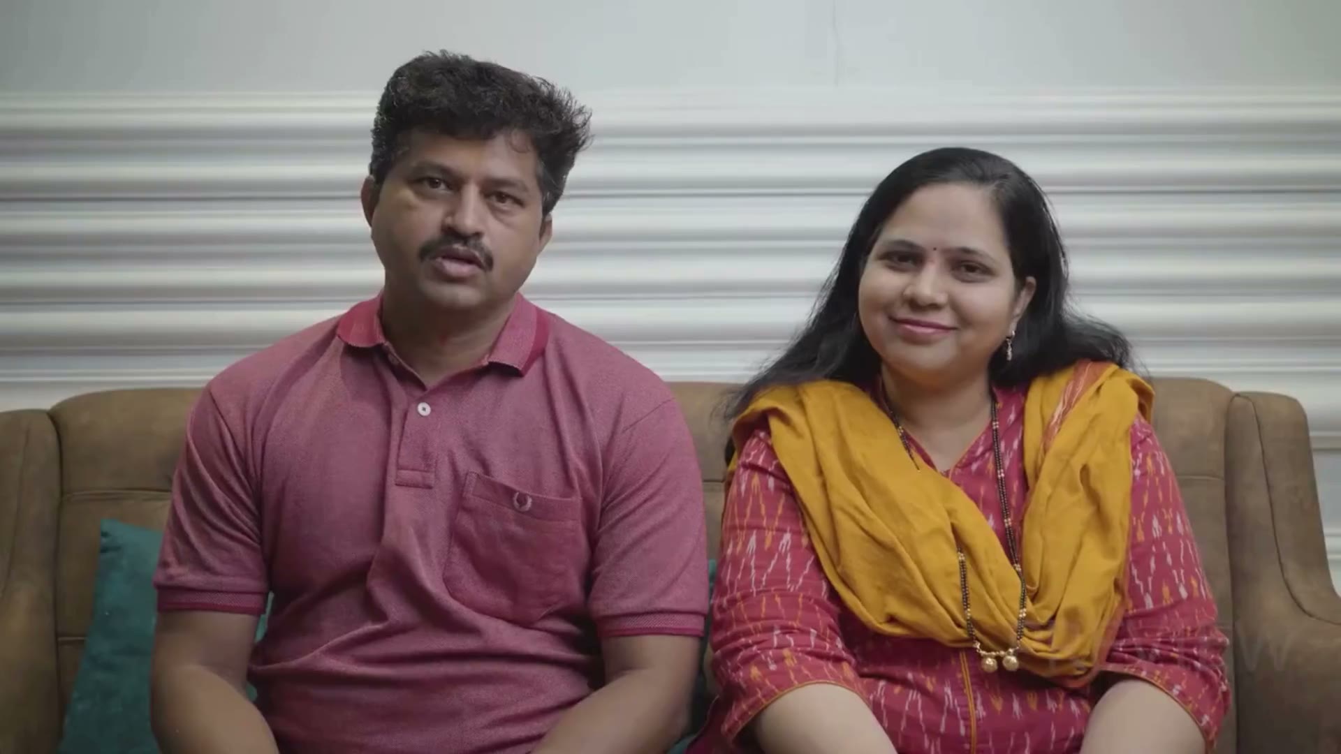 Sharad and Sheetal Kirkole at home