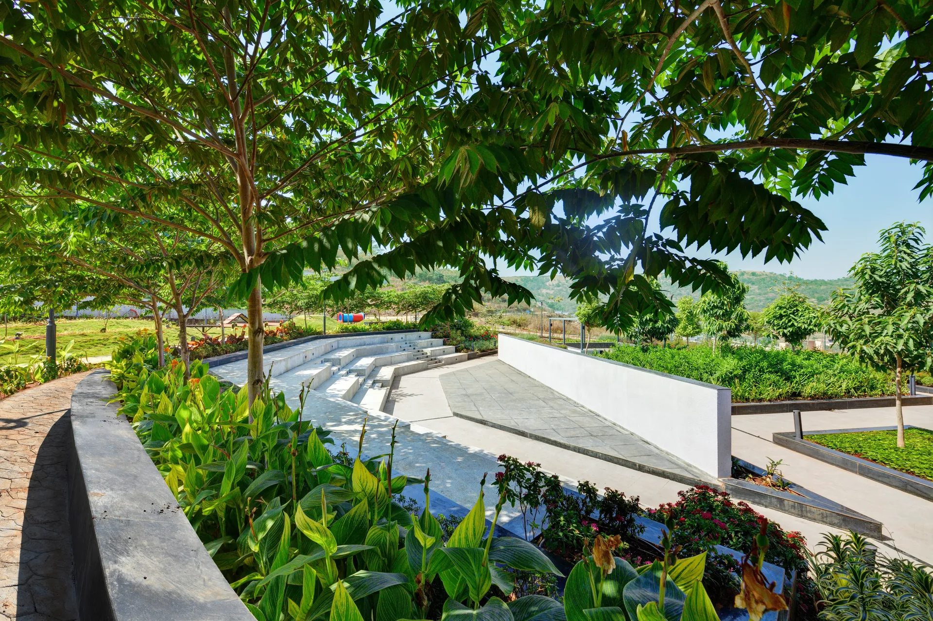 The built amphitheatre at Kekarav