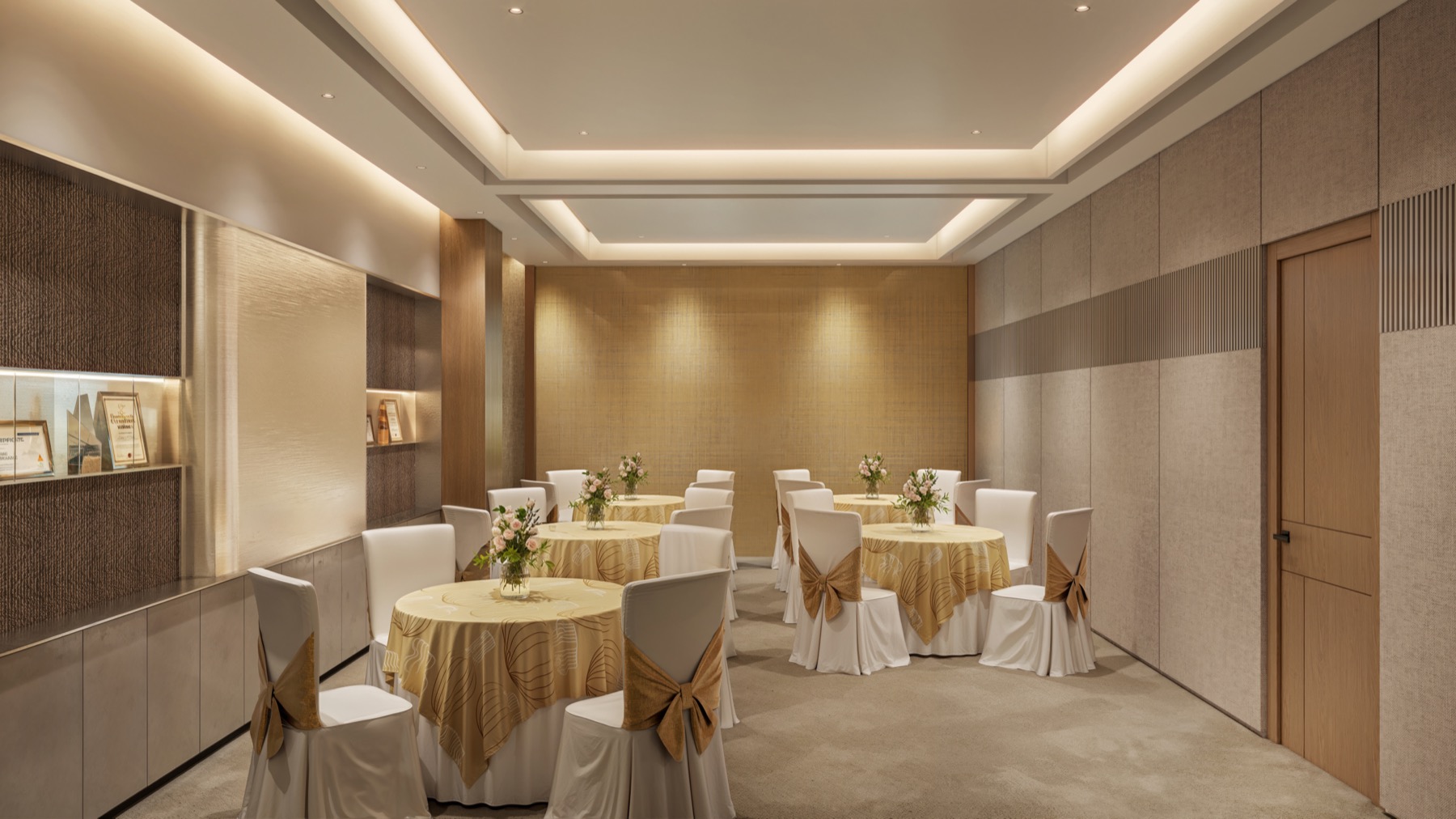 The plush multipurpose hall