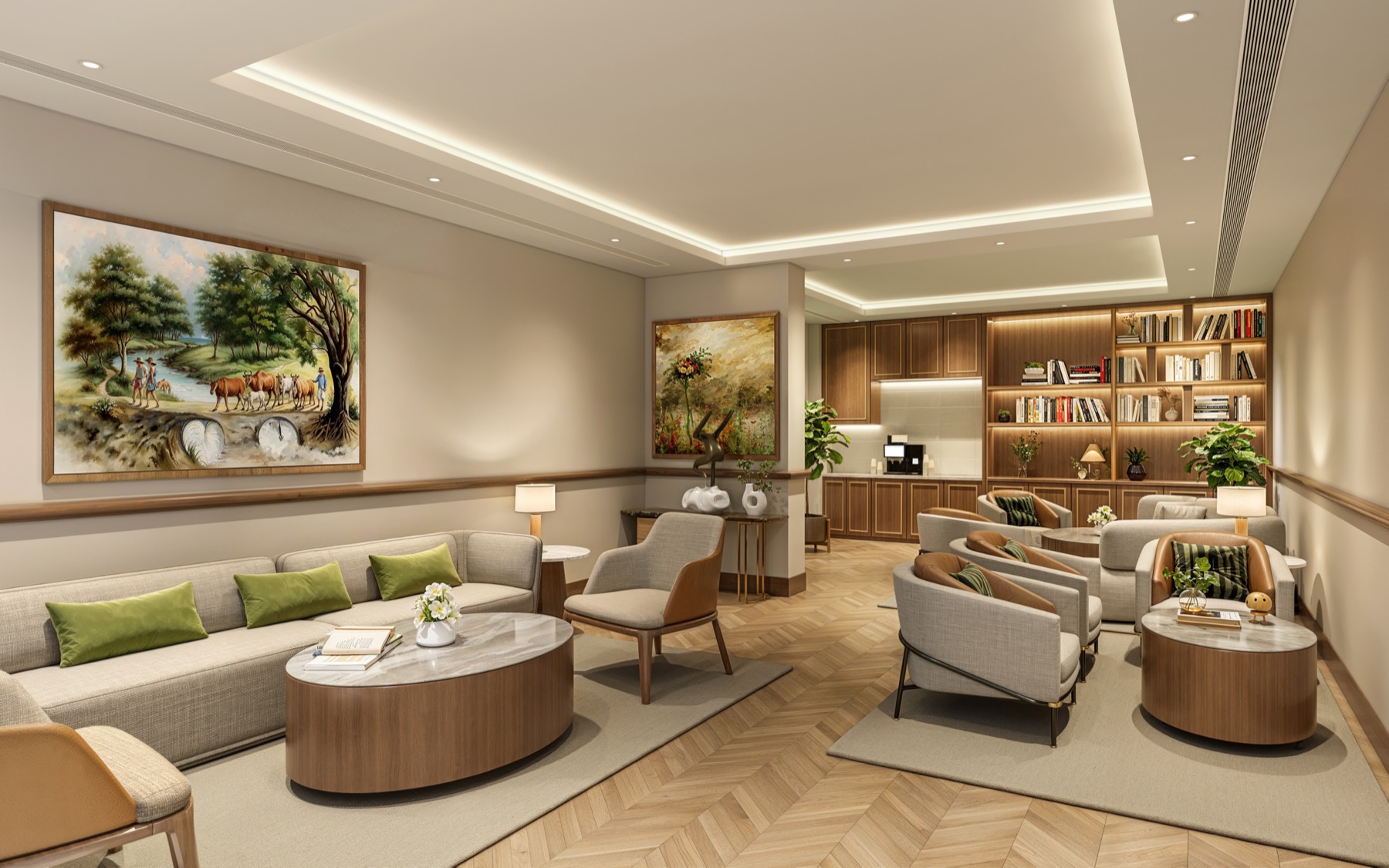 The senior citizens' lounge