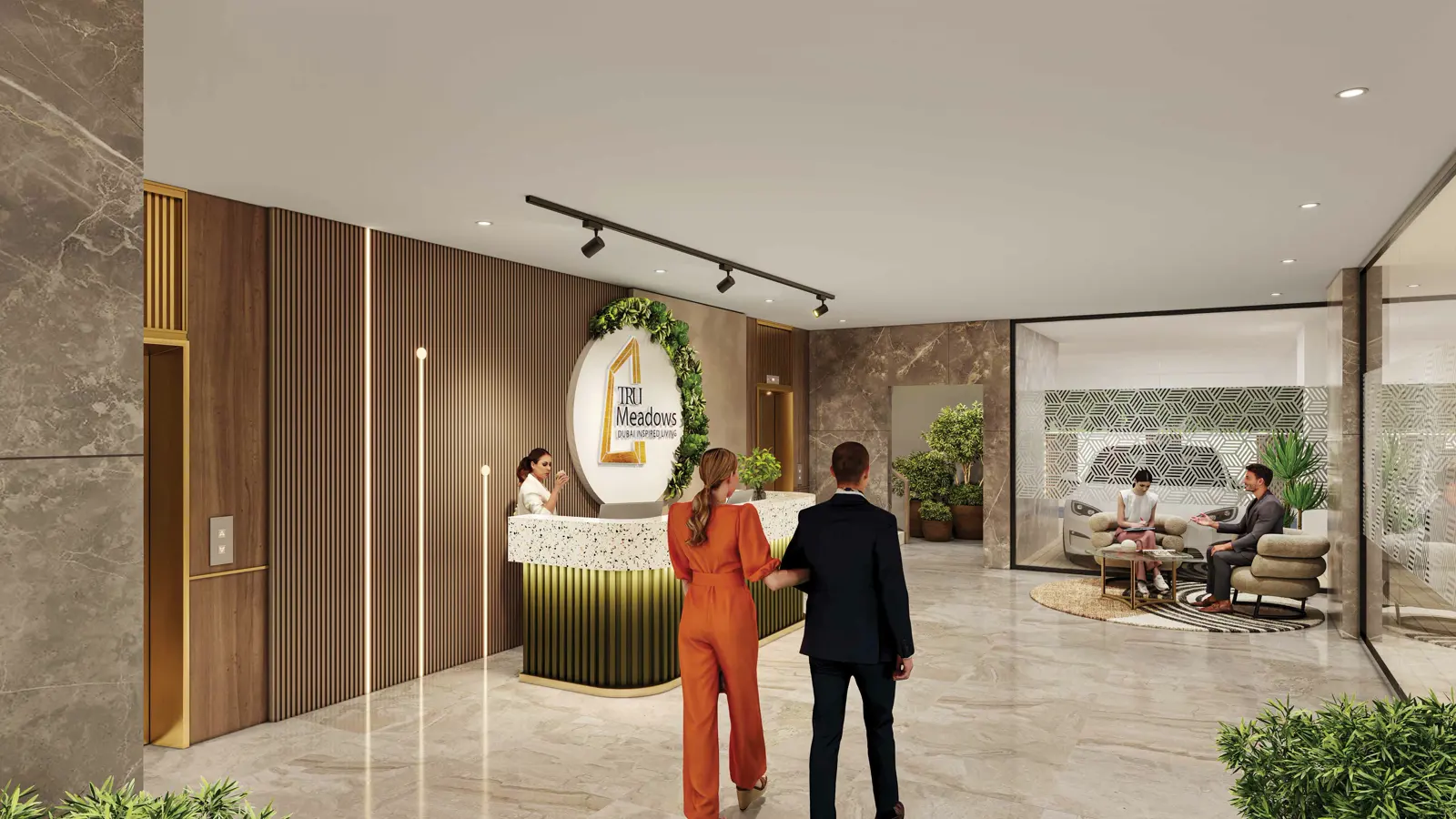 TRU Meadows entrance lobby