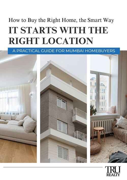 Cover of It Starts with the Right Location, a practical guide for Mumbai homebuyers