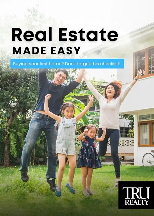 Cover of Real Estate Made Easy, a first-time homebuyer's checklist